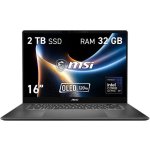 Portátil MSI Prestige 16 AI+ C3MG-083ES 16" Intel Core Ultra 9 386H 32GB 1TB SSD Gráficos Integrados Windows 11