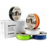 Filamento PET-G Spectrum 80748 Set Premium Multicolore 1,75 mm Bobine Cartone Ecologico