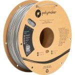 Filamento PLA Polymaker PolyLite Gris Prata 1,75 mm Fácil Impressão