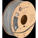 Filamento PLA Polymaker PolyLite LW-PLA Grigio 1,75 mm Pre-espanso Superficie Opaca
