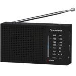 Radio portátil Sunstech RPS412 Negra analógica AM/FM con altavoz 2" y salida auriculares