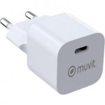 Carregador de parede Muvit SN-TC201JD1E020A USB-C 20W bioresina compacto PD