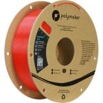 Filamento PLA Polymaker PolySonic High Speed Vermelho 1,75 mm Alta Velocidade