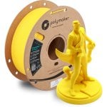 Filament PLA-HT Polymaker PA17008 Jaune 1,75 mm Stabilité Thermique Facile Impression