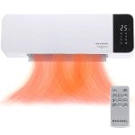 Calefactor de Pared Grunkel CF-2000Wall 2000W Cerámico Silencioso Mando