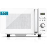Microondas Grunkel MWD-20FLAT 20L 700W Panel Digital 8 Programas Sin Plato Giratorio