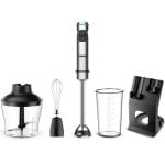 Batidora de mano Grunkel BM-1500Set 1500W 4 cuchillas Turbo vaso 800ml accesorios