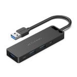 Hub USB-C Vention TGQBB Preto com 4x USB 3.0 Gen2, PD e Áudio Externo
