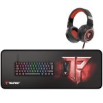 Tastiera Tempest Oblivion Pro Pack meccanica RGB con cuffie mouse tappetino