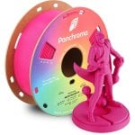 Filamento PLA Polymaker Panchroma Neon Rosa 1,75 mm UV Attivo Luminescente