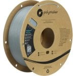 Filamento PLA Polymaker PolySonic PA13003 Cinza Prata 1,75 mm Alta Velocidade