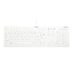 Teclado CHERRY AK-C8112 com fio Layout FR AZERTY anti-bacteriano impermeável