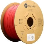 Filamento PLA Polymaker PolyTerra Rojo 1,75 mm Ecológico Fácil Impresión