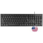 Teclado Tacens Anima AK02 Full PC, formato compacto, Smartkey Copilot AI, Plug&Play, inglês (EUA), preto.
