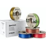 Filamento PLA Spectrum 80750 PLA Silk Multicolore Set 1,75 mm Bobine Cartone Ecologico