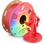 Filamento PLA opaco Polymaker Panchroma Red da 1,75 mm, stampa facile
