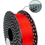 Filament PLA AzureFilm FP171-3020T Transparent Rouge 1,75 mm Haute Résistance