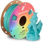 Filamento PLA Polymaker Panchroma Turquesa 1,75 mm Acabamento Satinado Fácil Impressão