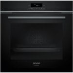 Horno eléctrico Siemens iQ300 HB472G0B3 71 L Acero Inoxidable Negro limpieza pirolítica e hidrolítica