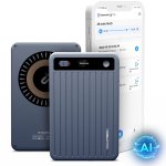 Enregistreur IA Owlotech Magnus 64GB Bluetooth App Transcription Résumés Gris Foncé