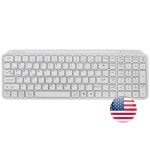 Mars Gaming Mk-silenkeys Teclado Inalámbrico Full-format Perfil Bajo Pc/mac Inglés Us Blanco