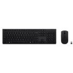 Tastatur Lenovo Wireless Set RF USB-Typ A Schwarz Layout DE mit optischem Sensor und 4000 dpi