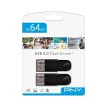Unidad flash USB PNY Attaché 4 64GB USB 2.0 Negra alta compatibilidad