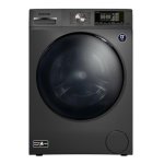 Lavadora carga frontal Infiniton WM-S14DAN 10 kg 1400 rpm clase A vapor acero oscuro