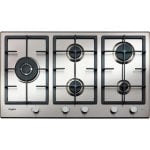 Piastra a gas Whirlpool GMAL 9522/IXL iXelium 86 cm Acciaio Inox 5 Fuochi