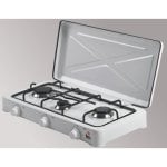 Gaskochfeld FM Calefacción HG-300 Weiß 3 Kochzonen Arbeitsplatte emailliert