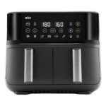 Airfryer Braun TD 3030I BK Dubbele Mand 8L 2850W Touch Sync Timer