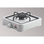 Kochfeld FM Calefacción HG-100 Gas 1 Zone Weiß Vitrifiziertes Emaille