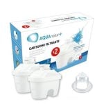 Filtro de água TM Electron Cartucho Universal Branco com carvão ativo 2 filtros incluídos