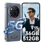 Oukitel WP210 36GB 512GB 6.7" 120Hz FHD+ 5G Dual SIM Batería 8800mAh Carga Rápida Android 15 Gris