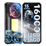 Oukitel WP56 5G 12GB 6.8" 512GB Preto Câmara traseira