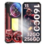 Oukitel WP56 5G 12Go 512Go Rouge 6,8" Batterie 16000mAh