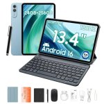 Tablet OSCAL Pad 200 4G LTE 13,4" 24GB 256GB Azul com Teclado e Stylus Pen