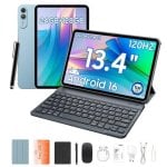 Tablet OSCAL Pad 200 13,4" 128GB 4G LTE 8300mAh Android 16 Bleu avec clavier