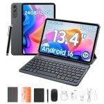 Tablet OSCAL Pad 200 13,4" 128GB 4G LTE 8300mAh Android 16 Gris avec clavier