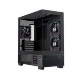 Boîtier Einarex PRISMA SM501D RGB Black micro ATX RGB verre trempé