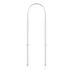 Correa Apple MGGM4ZM/A Crossbody réglable rPET Acier Inox Gris clair