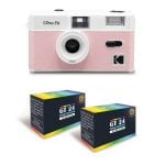 Appareil photo Agfaphoto Kodak Ultra F9 35 mm Rose avec 2 pellicules couleur