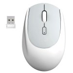 Souris Mobility Lab Pop Gum Bluetooth RF 1600DPI Blanche Clics Silencieux