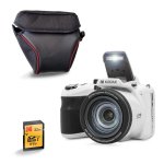 Cámara compacta Kodak Pixpro AZ425 20 MP Zoom óptico 42x Pack con funda y SD 32 GB Blanco