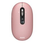 Souris Port Designs PURE MAC Bluetooth 3200 DPI Rose Rechargeable Ambidextre