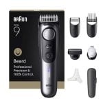 Depiladora Braun BeardTrimmer 9 BT9520 inalámbrica lavable ajuste 0,5-20 mm