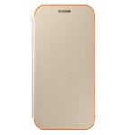 Samsung Neon Flip Wallet Dorada para Samsung Galaxy A3 2017