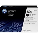 HP 80X Pack Ahorro Tóner Original Laserjet Alta Capacidad Negro HP 80X Pack Ahorro Tóner Original Laserjet Alta Capacidad Negro