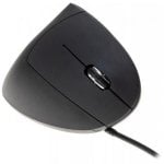 Ratón Dacomex 225126 USB com Fio 2400 DPI Preto Vertical Ergonómico