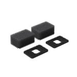 Paraviento para micrófono Insta360 CINSBBMR para X4, 6 unidades, negro